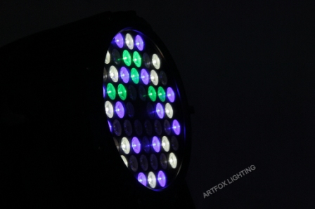 Par Light Outdoor:54x3W, RGBW, Edison